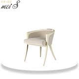可定制美式新古典时尚实木休闲椅 贝克现代经典简约餐椅吧椅