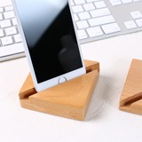 未品格 新款实木榉木原木创意手机支架手机座手机架平板支架包邮