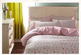 北欧田园小清新风格纯棉粉色四件套田园小碎花被套床单床上用品