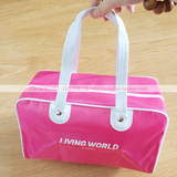韩国进口双拎手洗澡包防水浴包便携旅行化妆包沐浴游泳洗漱收纳袋