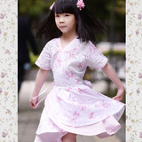 ◆七七坊◆改良汉服元素汉韵时装中国风棉连衣裙 相思令儿童版