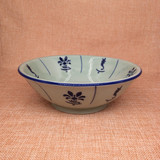 景德镇青花瓷碗套装复古中式家用餐具怀旧手绘仿古陶瓷汤碗米饭碗