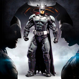 美泰蝙蝠侠大战超人手办模型玩具 PS4游戏黑暗骑士崛起阿卡姆骑士