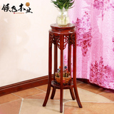 客厅中式实木花架仿古木质木头木制花台花凳盆景架中国风古典花架