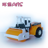 黄色ABS塑料儿童玩具车压路机仿真模型耐率男宝宝工程车汽车玩具