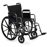 巨贸钢管加厚代步手推式轮椅残疾老年人轮椅折叠轻便携刹车可拆卸