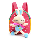 韩国小孩儿童幼儿园书包小白兔双肩背包可爱1-3岁婴儿宝宝包包潮4