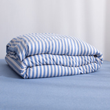 天竺棉四件套全棉针织棉床笠款床单被套纯棉纯色简约裸睡床上用品