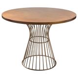 北欧创意实木咖啡厅桌椅设计师甜品店奶茶店西餐厅餐桌洽谈圆桌子
