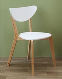 宜家正版诺米拉简约时尚北欧现代办公咖啡休闲椅实木家用餐椅子
