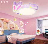 儿童铁艺兔子款LED吸顶灯 现代卡通卧室灯简易创意房间灯饰灯具