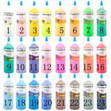 大瓶油膏24色可选 儿童DIY手工益智制作环保 胶画烤画颜料专用0.5