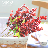 【摩卡】多头蔓越莓浆果 出口欧洲 仿真果实 高端样板房餐厅花艺