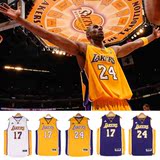NBA正品 新版篮球服 湖人队科比24号好莱坞之夜短袖/背心球衣SW版