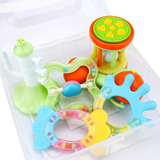韩国代购牙胶手摇铃宝宝早教新生儿0-3-6-12个月1岁幼儿婴儿玩具