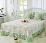 纯棉床上用品加厚三件套印花床单单件夏季简约公主风布料双人床单