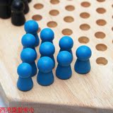 包邮正品大号六角跳棋成人桌面游戏儿童益智力木制玩具经典跳棋