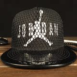 夏天Jordan乔丹明星同款NBA公牛队篮球帽 男女平沿嘻哈帽棒球帽子