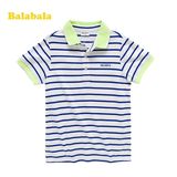 巴拉巴拉男童短袖T恤 儿童条纹翻领衬衫2016夏季新款22172131203