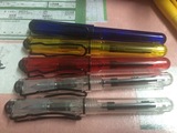 SKB透明示范彩墨钢笔 中小学生两用矫姿书写练字 坛水必备5支包邮