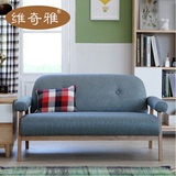 布艺沙发可拆洗客厅日式小户型单人双人简易现代休闲时尚创意家具