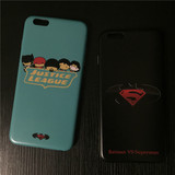 蝙蝠侠大战超人iphone6s plus苹果6卡通创意手机壳正义联盟复仇者