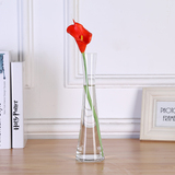包邮批发透明单支玻璃花瓶简约时尚家居酒店装饰餐桌台面花瓶