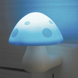 卡通蘑菇小夜灯led插电光控感应灯婴儿喂奶卧室床头灯节能夜光灯