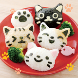 超级可爱小猫咪宝宝饭团模具套装卡通便当可爱寿司器diy小工具