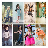 韩版新款影楼儿童主题摄影服装4-6岁男女孩时尚艺术写真拍照衣服