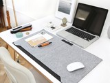 鼠标垫超大号 加厚毛毡电脑桌垫简约鼠标垫定制 游戏办公桌面垫子