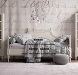 出口法国复古沙发床高档别墅美式仿古做旧沙发床欧式实木家具直销