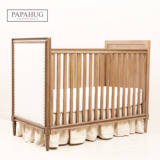 PAPAHUG专柜正品实木水性漆多功能高档欧式小骑士婴儿床
