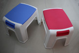 塑料双色凳子加厚型儿童矮凳浴室凳方凳小板凳换鞋凳成人凳脚凳