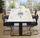 办公家具简约现代会议桌小型会议桌钢架会议桌条形会议桌长桌