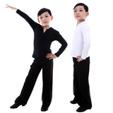 春季儿童舞蹈服装练功服男童拉丁舞服儿童演出服男童儿童表演服装