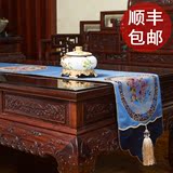 特价中式高档桌旗中国风古典桌布客厅餐桌电视柜茶几布艺床旗包邮
