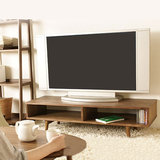 日式简约小户型木制1.2米实木电视柜 北欧宜家胡桃木电视柜TV台