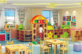 推荐儿童乐园组合柜幼儿园区角组合玩具柜过家家转角区域玩具架