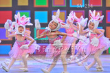 乖乖兔动物表演服演出服装给力兔兔六一儿童舞蹈服装幼儿小白兔