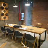 实木培训桌椅组合设计师办公桌简约现代长条桌员工培训会议桌长桌