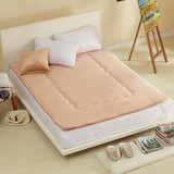 宿舍床垫90cm1.2m羊羔绒床垫可折叠柔软加厚榻榻米床垫1.5米特价
