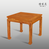 明式红木家具刺猬紫檀四方桌茶桌子休闲简约实木四方凳子小茶几台