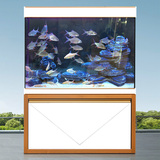 鱼缸水族箱中型1.2米1.5大型生态鱼缸屏风侧过滤定制超白玻璃鱼缸