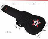包邮 新款正品Sou摇滚个性电吉他包 双肩背背包20mm加厚琴包批发