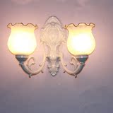 简约现代欧式壁灯客厅床头过道背景墙单双头壁灯美式创意壁灯