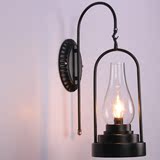欧式复古马灯壁灯个性吊灯煤油灯铁艺壁灯酒吧茶楼咖啡厅创意灯具