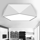 创意几何吸顶灯简约现代北欧卧室灯个性书房灯艺术led餐厅灯具