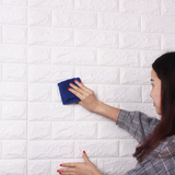 自粘创意砖纹壁纸3d立体墙贴电视背景墙客厅墙纸贴花卧室防水装饰