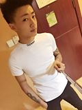 2016春款短袖T恤男 韩版修身立领夏季T恤 潮男半袖紧身体恤男潮流